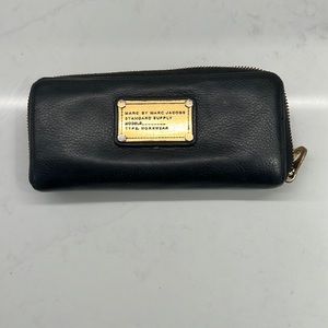 Marc Jacobs Black Leather Wallet